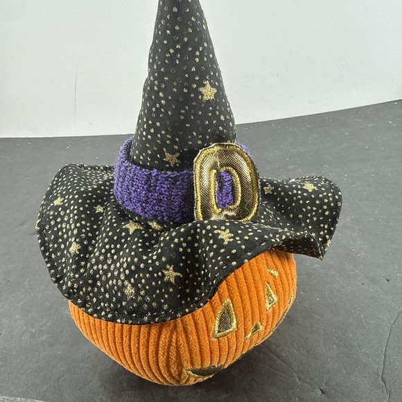 Halloweenies Plush Pumpkin Witch First & Main NOS with Tag Halloween CUTE - Picture 12 of 12